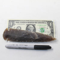 1 Stone Ornamental Spearhead  #222d  Arrowhead