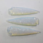3 Opalite Ornamental Spearheads  #632N  Arrowhead