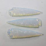 3 Opalite Ornamental Spearheads  #632N  Arrowhead