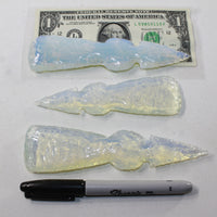3 Opalite Ornamental Tomahawk Heads #6329  Ax Axe Hatchet