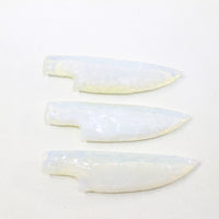 3 Opalite Ornamental Knife Blades  #5624