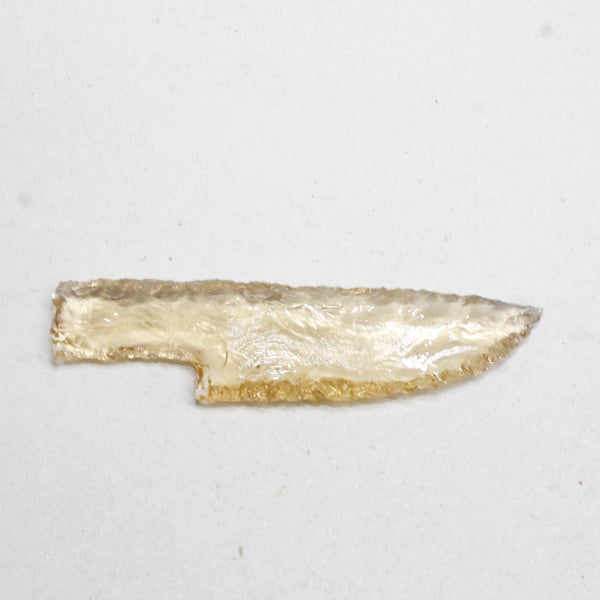 1 Small Glass Ornamental Knife Blade  #491D  Mountain Man Knife