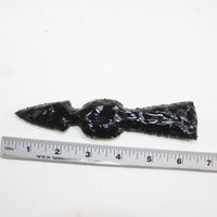 1 Obsidian Ornamental Tomahawk Head #4810  Ax Axe Hatchet
