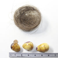 Nest Of 3 Mookaite Eggs  Combined Weight 185 Grams #9633