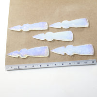 5 Opalite Ornamental Tomahawk Heads #1024  Ax Axe Hatchet z