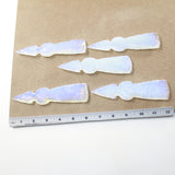 5 Opalite Ornamental Tomahawk Heads #1024  Ax Axe Hatchet z