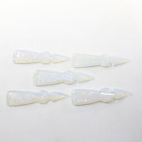 5 Opalite Ornamental Tomahawk Heads #8324  Ax Axe Hatchet