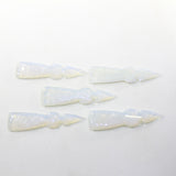 5 Opalite Ornamental Tomahawk Heads #8324  Ax Axe Hatchet