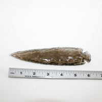 1 Glass Ornamental Spearhead  #212  Arrowhead