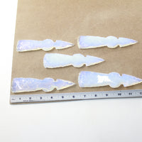 5 Opalite Ornamental Tomahawk Heads #1024  Ax Axe Hatchet z
