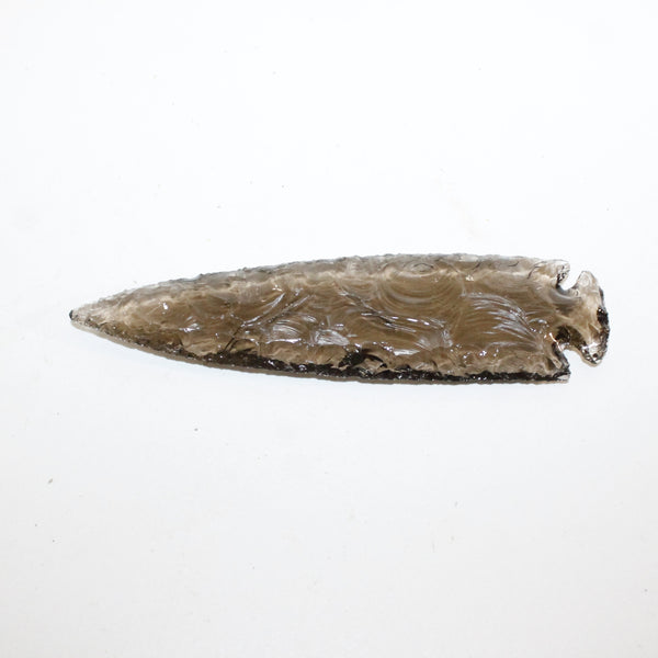 1 Glass Ornamental Spearhead  #4312  Arrowhead