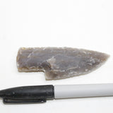 1 Small Stone Ornamental Knife Blade  #1319  Mountain Man Knife