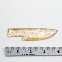 1 Small Glass Ornamental Knife Blade  #491D  Mountain Man Knife