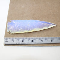 1 Opalite Ornamental Spearhead  #7125  Arrowhead