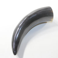 1 Polished Cow Horn #352d Natural Colored