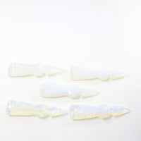 5 Opalite Ornamental Tomahawk Heads #1024  Ax Axe Hatchet z