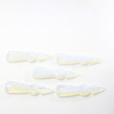 5 Opalite Ornamental Tomahawk Heads #1024  Ax Axe Hatchet z