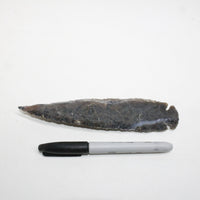 1 Stone Ornamental Spearhead  #5110  Arrowhead