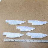 5 Opalite Ornamental Knife Blades  #1723