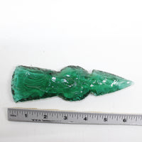 1 Glass Ornamental Tomahawk Head #5418  Ax Axe Hatchet