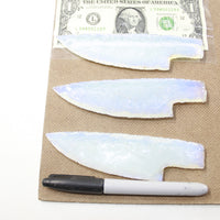 3 Opalite Ornamental Knife Blades  #5624