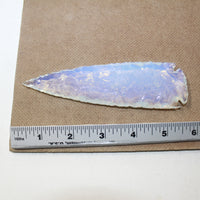 1 Opalite Ornamental Spearhead  #7125  Arrowhead