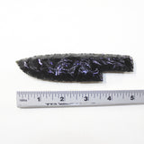 1 Obsidian Ornamental Knife Blade  #2724  Mountain Man Knife