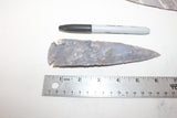 3 Stone ornamental Spearheads   #307  Arrowhead