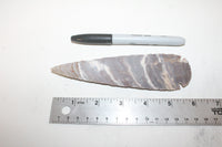 3 Stone ornamental Spearheads   #307  Arrowhead