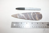 3 Stone ornamental Spearheads   #307  Arrowhead