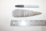 3 Stone ornamental Spearheads   #307  Arrowhead