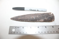 5 Stone ornamental Spearheads   #307  Arrowhead