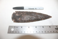 5 Stone ornamental Spearheads   #307  Arrowhead