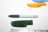 3 Small Glass Ornamental Knife blades   #504     Ornamental replica primitive tool...